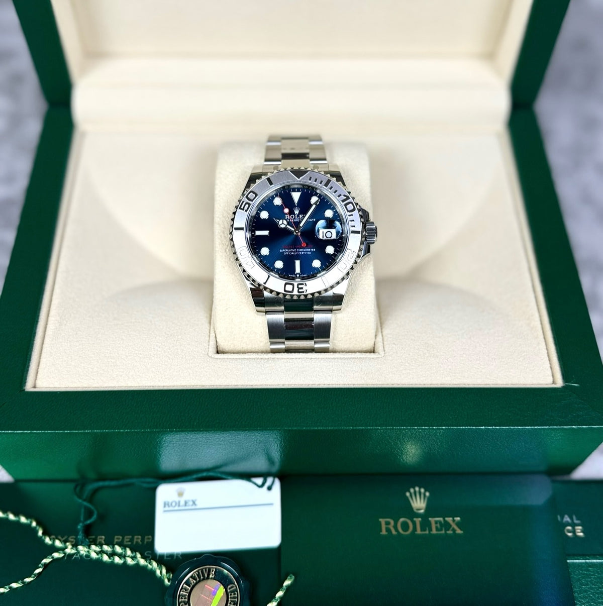 ROLEX YACHT-MASTER BLUE DIAL