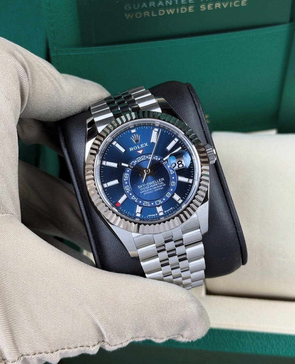 ROLEX SKY-DWELLER BLUE
