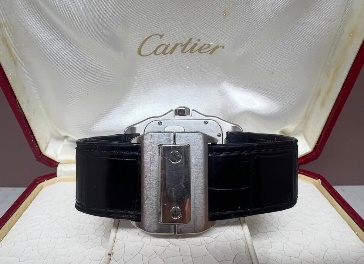 CARTIER SANTOS 100 XL BLACK DIAMOND