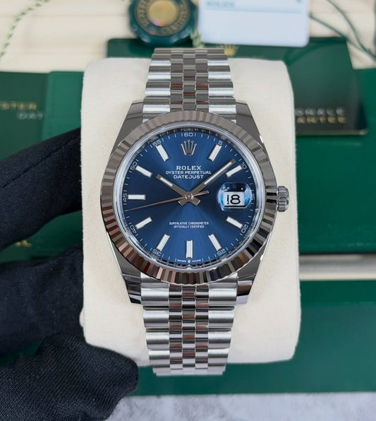 ROLEX DATEJUST JUBILEE OCEAN BLUE