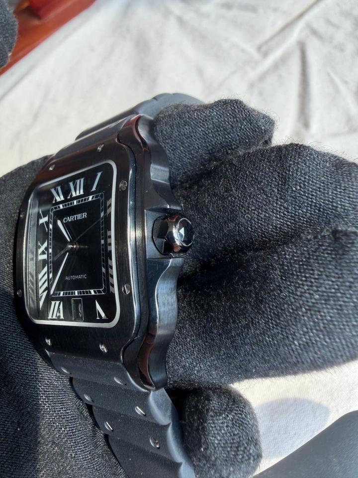 CARTIER SANTOS BLACK LINE