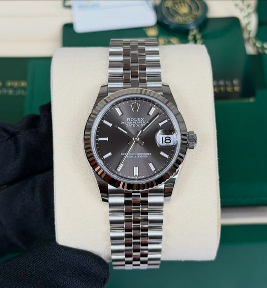 ROLEX DATEJUST JUBILEE GREY RHODIUM