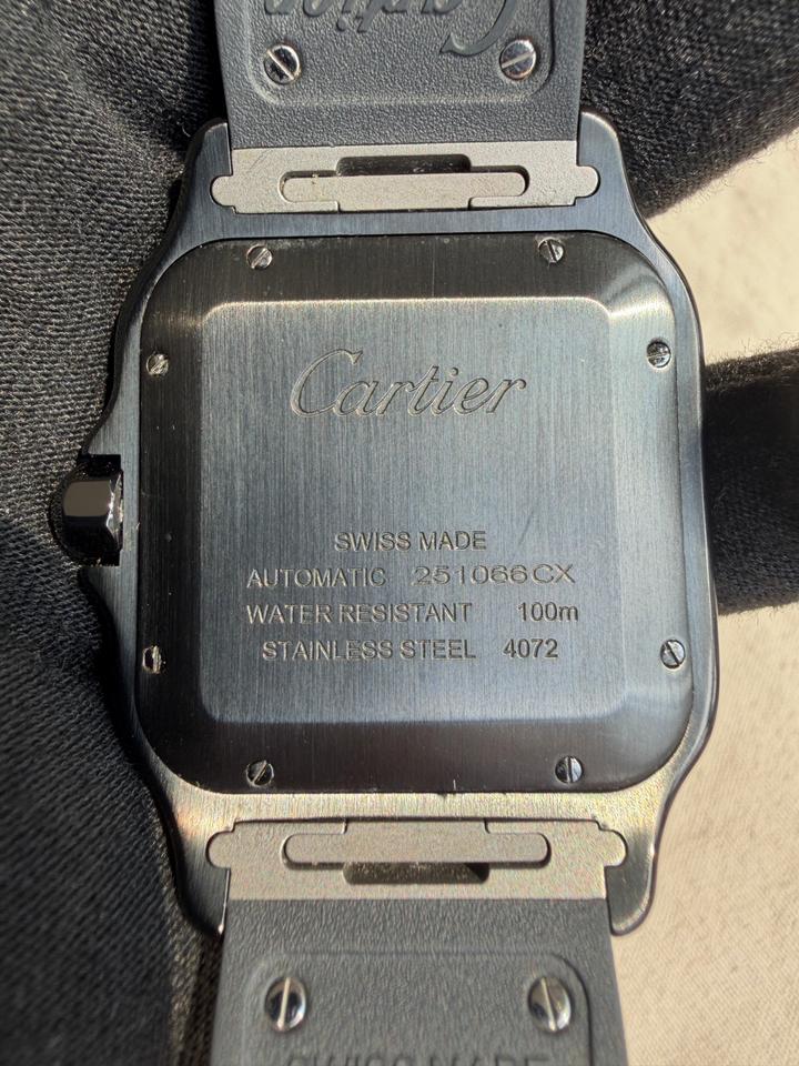 CARTIER SANTOS BLACK LINE